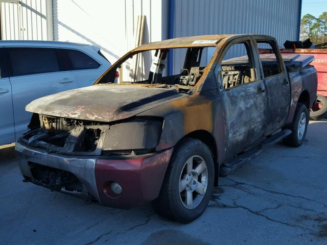 1N6BA07B86N546437 - 2006 NISSAN TITAN XE BURN photo 2