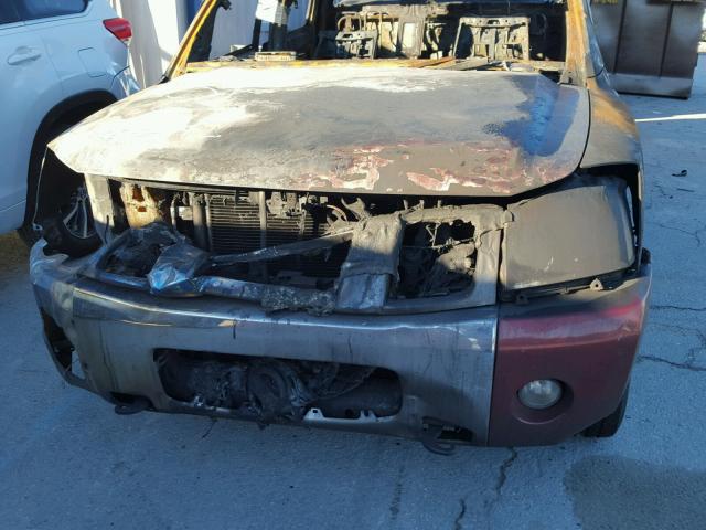 1N6BA07B86N546437 - 2006 NISSAN TITAN XE BURN photo 7