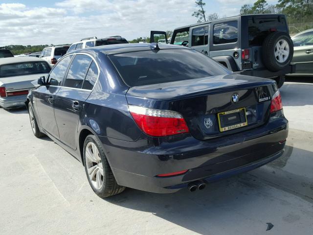 WBANU53569C123633 - 2009 BMW 528 I BLACK photo 3