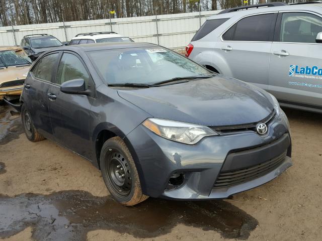 2T1BURHE7FC245491 - 2015 TOYOTA COROLLA L GRAY photo 1