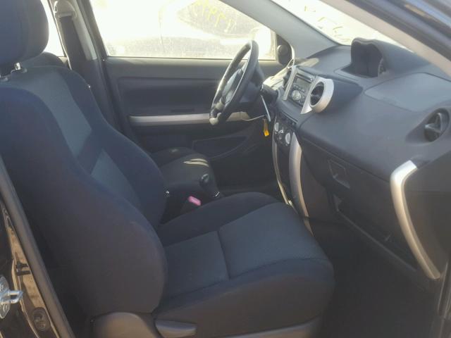 JTKKT624765009169 - 2006 TOYOTA SCION XA BLACK photo 5