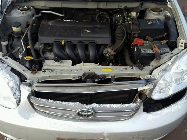 2T1BR32E74C189184 - 2004 TOYOTA COROLLA CE SILVER photo 7