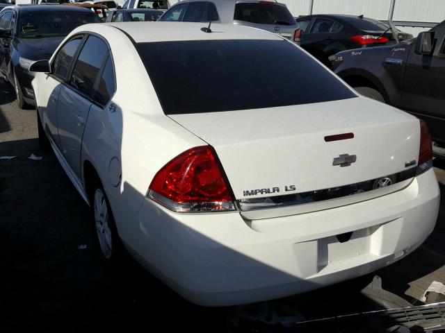 2G1WB57K391155354 - 2009 CHEVROLET IMPALA LS WHITE photo 3