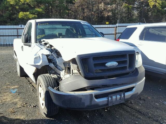 1FTRF12208KD52795 - 2008 FORD F150 WHITE photo 1