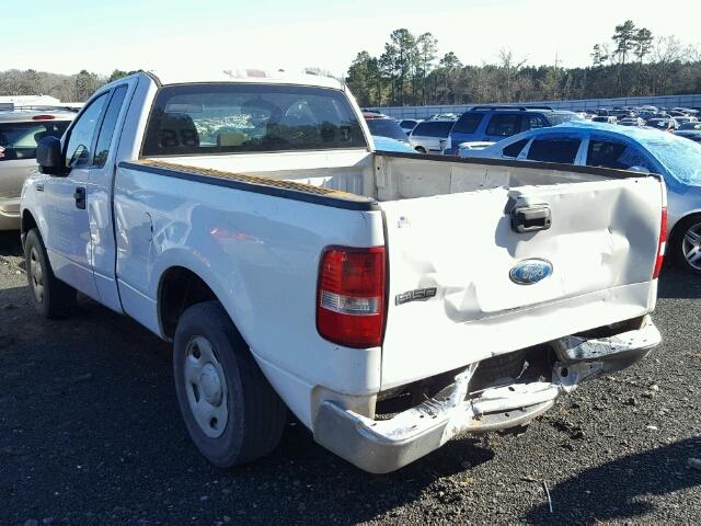 1FTRF12208KD52795 - 2008 FORD F150 WHITE photo 3