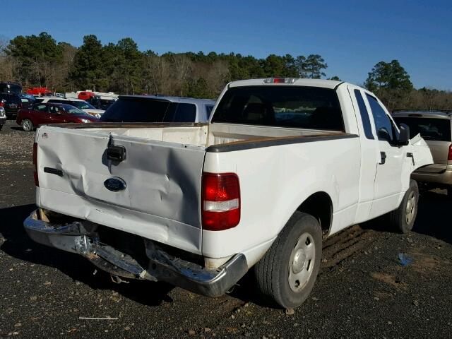 1FTRF12208KD52795 - 2008 FORD F150 WHITE photo 4