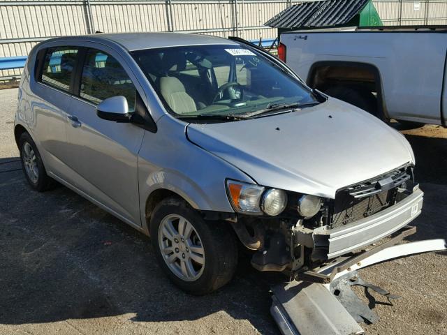 1G1JC6SH2E4104712 - 2014 CHEVROLET SONIC LT SILVER photo 1