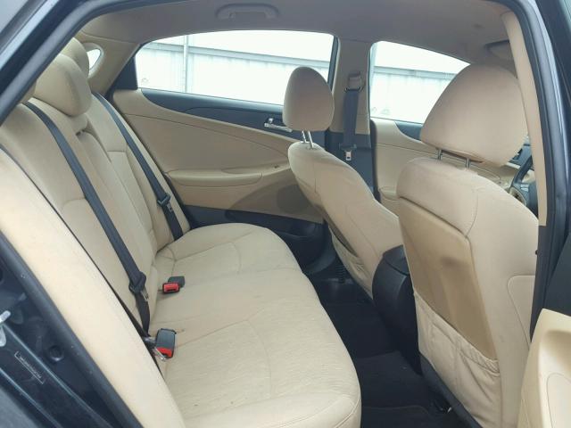 5NPEB4AC2CH343304 - 2012 HYUNDAI SONATA GLS BLUE photo 6