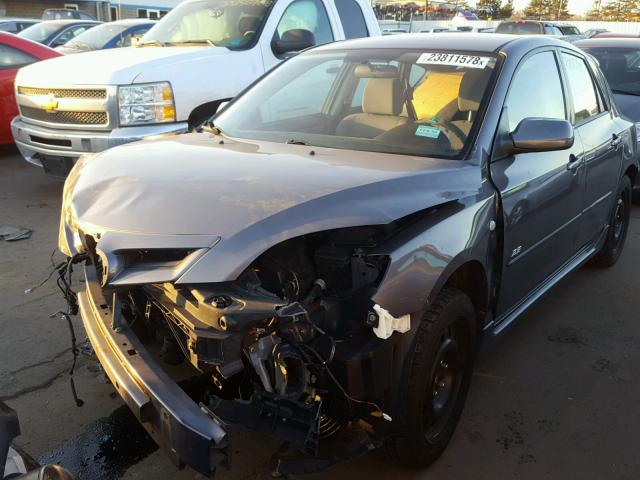 JM1BK144471691687 - 2007 MAZDA 3 HATCHBAC GRAY photo 2