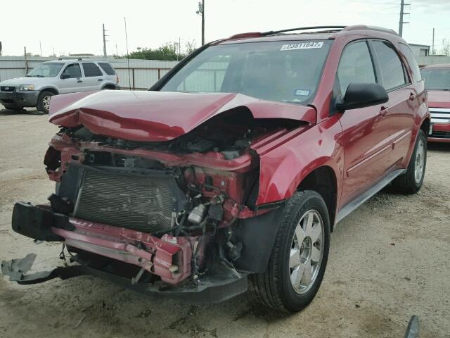 2CNDL63F956187244 - 2005 CHEVROLET EQUINOX LT BURGUNDY photo 2