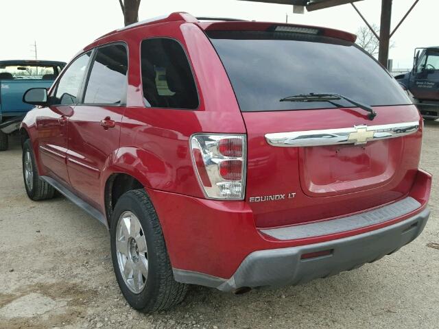 2CNDL63F956187244 - 2005 CHEVROLET EQUINOX LT BURGUNDY photo 3