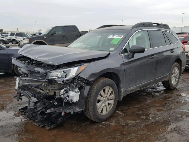 4S4BSACC9J3245034 - 2018 SUBARU OUTBACK 2. CHARCOAL photo 2