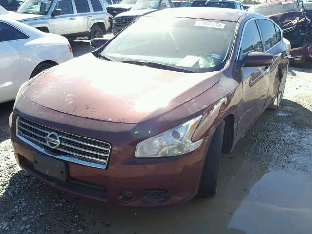 1N4AA5AP7BC824501 - 2011 NISSAN MAXIMA S BURGUNDY photo 2