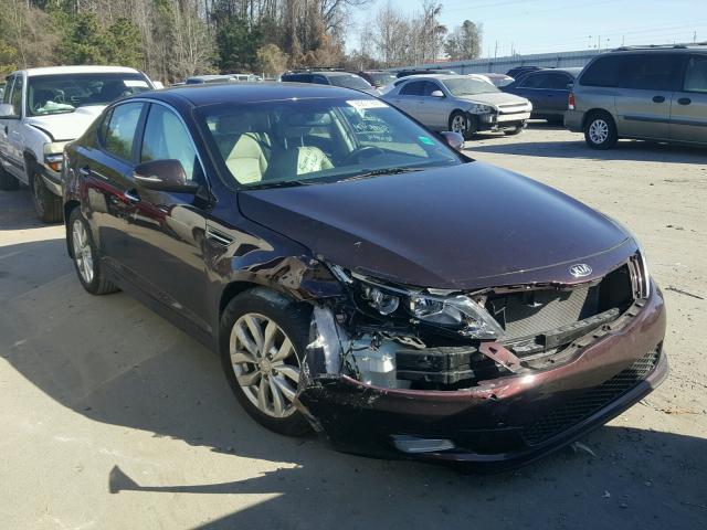 5XXGN4A78EG292845 - 2014 KIA OPTIMA EX BURGUNDY photo 1