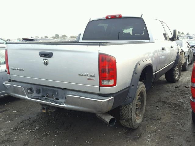 3D7LX39C46G242162 - 2006 DODGE RAM 3500 SILVER photo 4