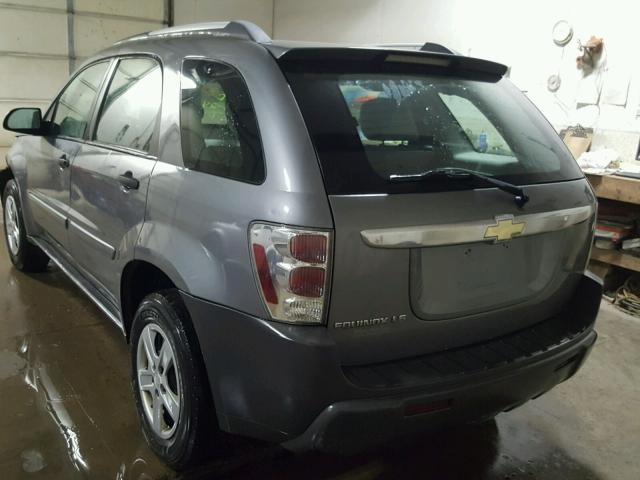 2CNDL13FX56205527 - 2005 CHEVROLET EQUINOX LS GRAY photo 3