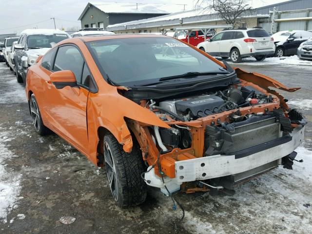 2HGFG4A50FH701165 - 2015 HONDA CIVIC SI ORANGE photo 1