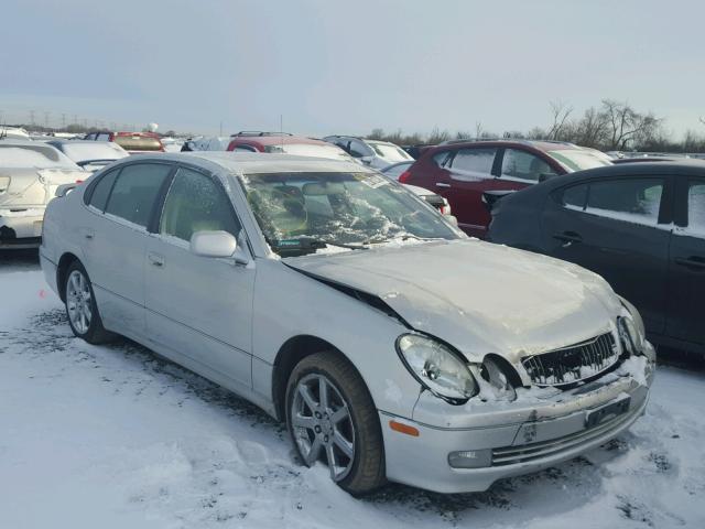 JT8BL69S940015298 - 2004 LEXUS GS 430 SILVER photo 1