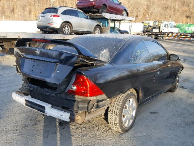 1HGEM22912L026689 - 2002 HONDA CIVIC EX შავი ფოტო 4