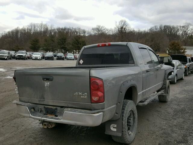 3D7KS29C27G742200 - 2007 DODGE RAM 2500 GRAY photo 4