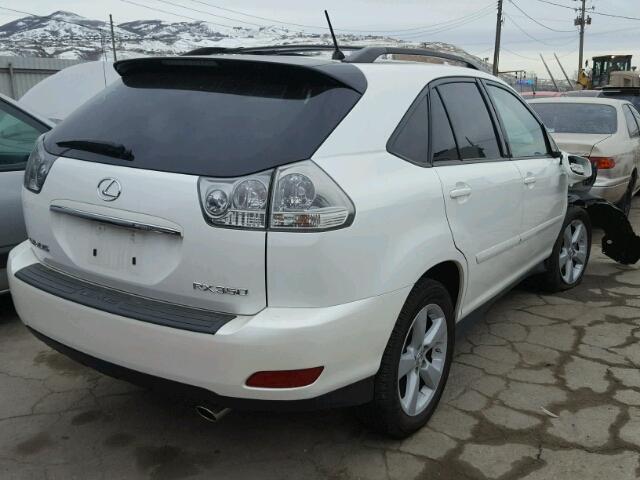 2T2HK31U67C029806 - 2007 LEXUS RX 350 WHITE photo 4