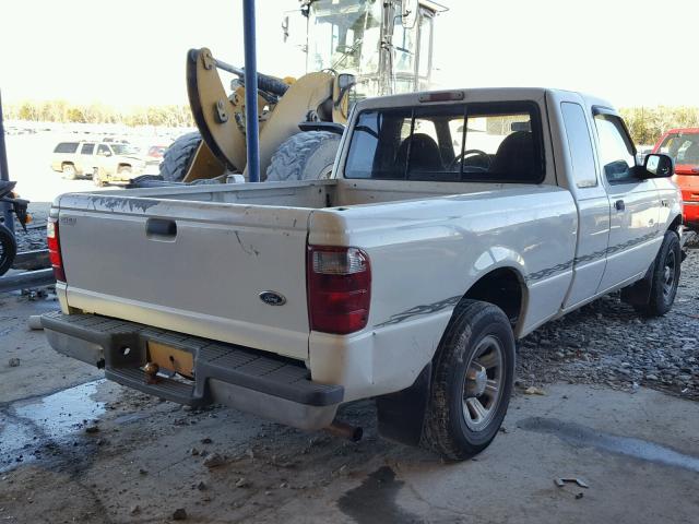 1FTYR14U01PA20446 - 2001 FORD RANGER SUP WHITE photo 4