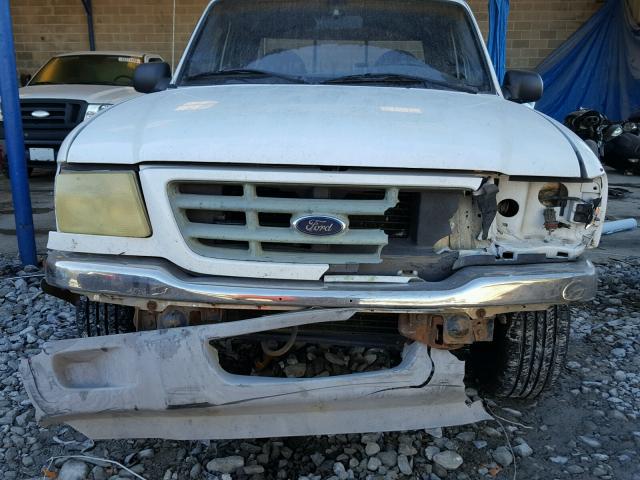 1FTYR14U01PA20446 - 2001 FORD RANGER SUP WHITE photo 9