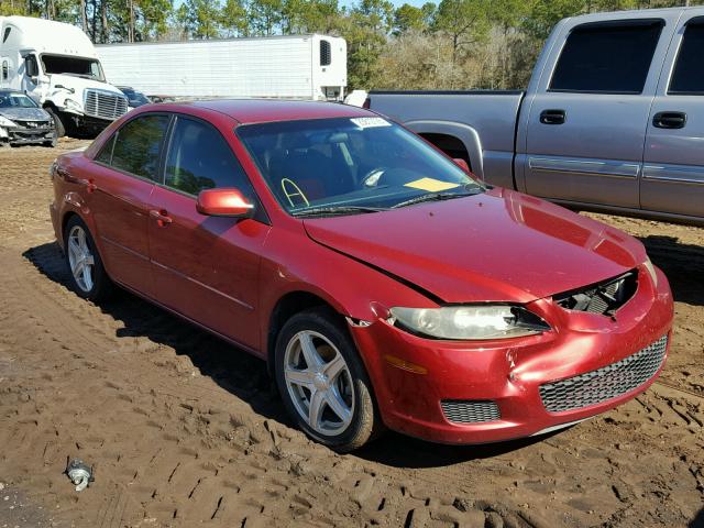 1YVHP80D065M12294 - 2006 MAZDA 6 S RED photo 1