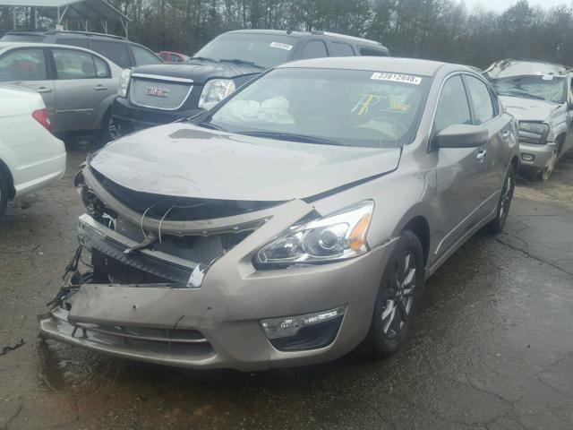 1N4AL3AP7FC474789 - 2015 NISSAN ALTIMA 2.5 TAN photo 2