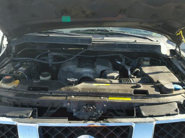 1N6AA06B34N500475 - 2004 NISSAN TITAN XE GRAY photo 7