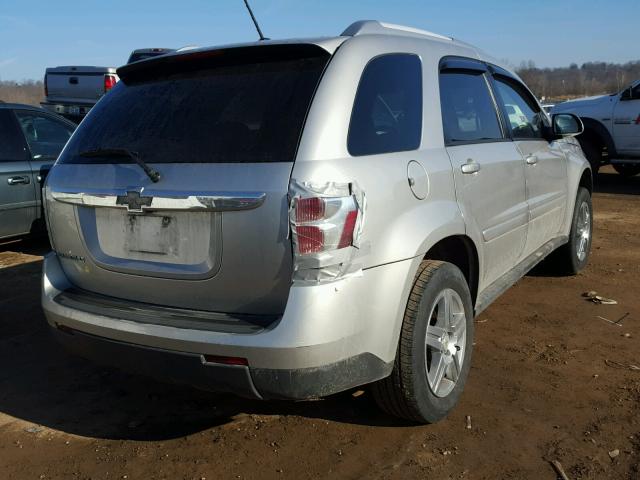 2CNDL53F986314850 - 2008 CHEVROLET EQUINOX LT SILVER photo 4