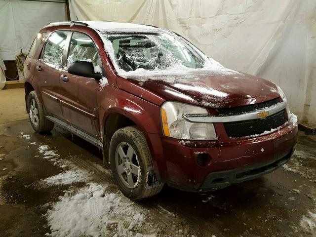 2CNDL23FX86020713 - 2008 CHEVROLET EQUINOX LS MAROON photo 1