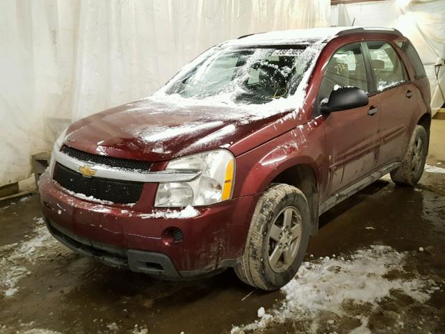 2CNDL23FX86020713 - 2008 CHEVROLET EQUINOX LS MAROON photo 2