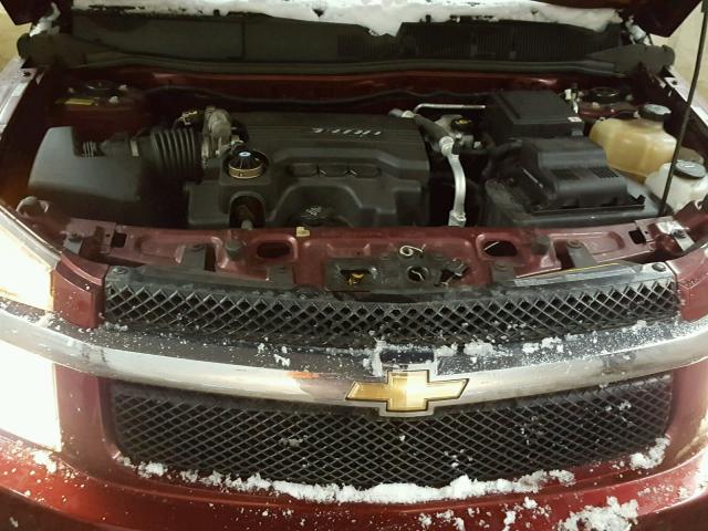 2CNDL23FX86020713 - 2008 CHEVROLET EQUINOX LS MAROON photo 7