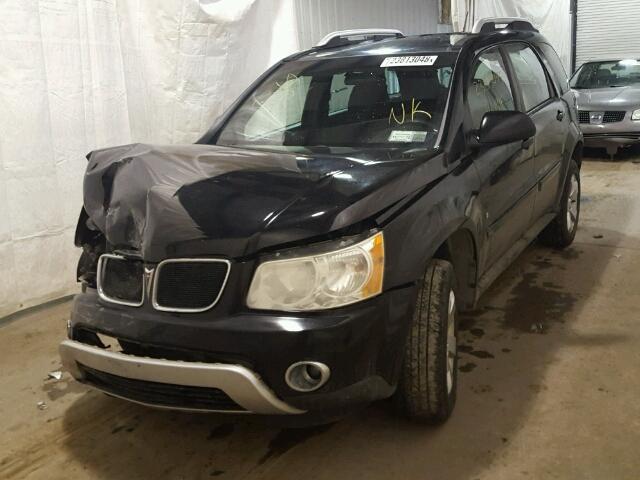 2CKDL63F276016464 - 2007 PONTIAC TORRENT BLACK photo 2