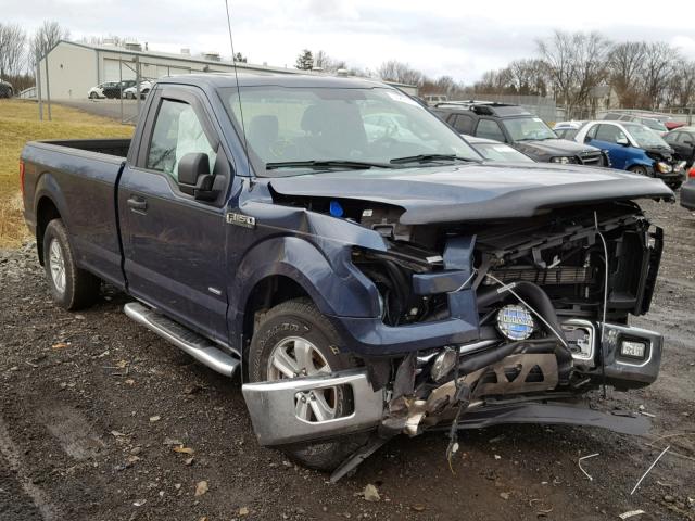 1FTMF1EPXGKD40573 - 2016 FORD F150 BLUE photo 1