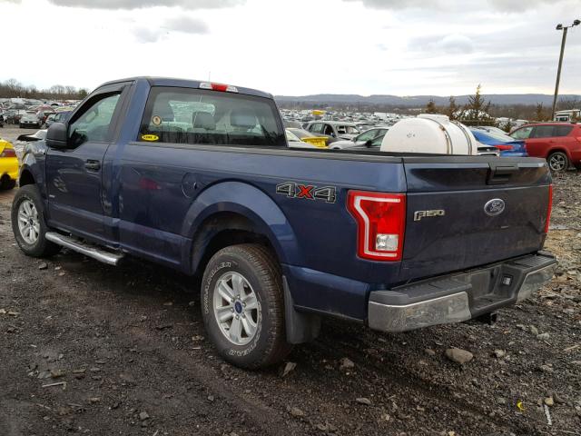 1FTMF1EPXGKD40573 - 2016 FORD F150 BLUE photo 3