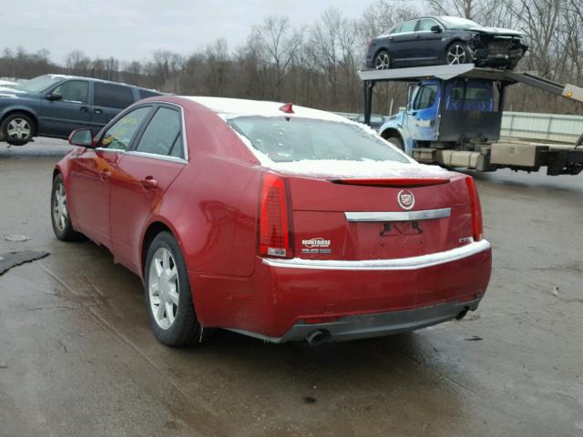 1G6DS57V390131918 - 2009 CADILLAC CTS HI FEA RED photo 3