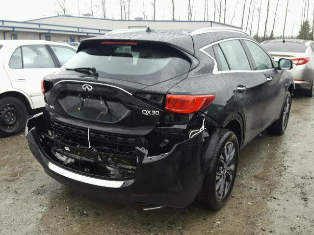 SJKCH5CR8HA031321 - 2017 INFINITI QX30 BASE BLACK photo 4