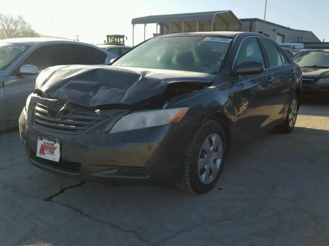 4T1BE46K28U745763 - 2008 TOYOTA CAMRY CE GRAY photo 2