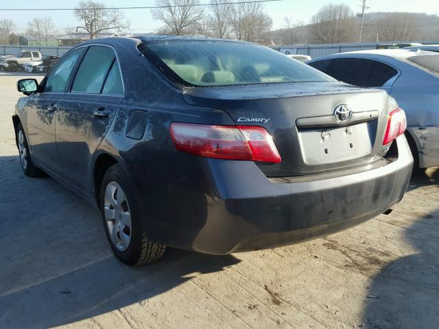 4T1BE46K28U745763 - 2008 TOYOTA CAMRY CE GRAY photo 3