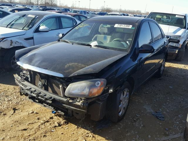 KNAFE222895652786 - 2009 KIA SPECTRA EX BLACK photo 2