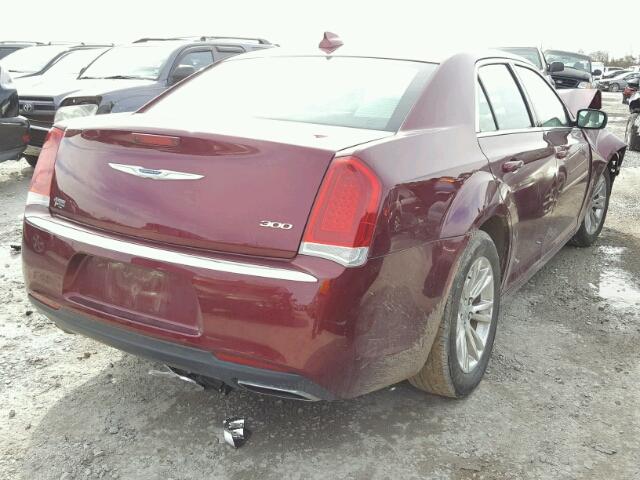 2C3CCAAGXHH553062 - 2017 CHRYSLER 300 LIMITE RED photo 4