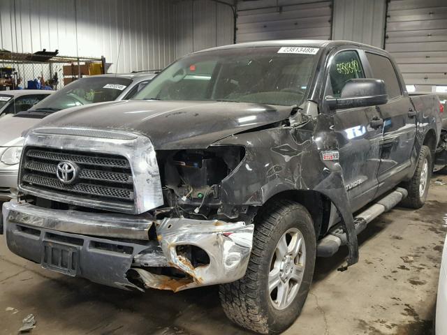 5TBDV54187S470392 - 2007 TOYOTA TUNDRA CRE BLACK photo 2