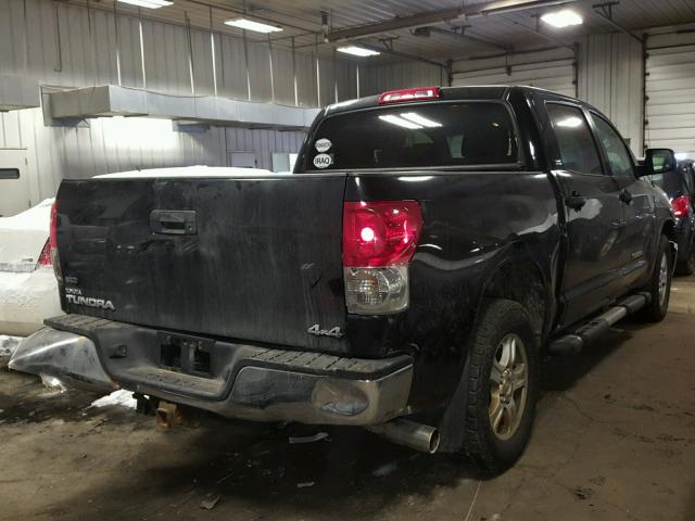 5TBDV54187S470392 - 2007 TOYOTA TUNDRA CRE BLACK photo 4