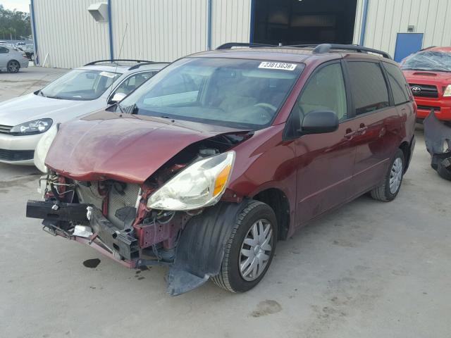 5TDZA23C84S107726 - 2004 TOYOTA SIENNA CE/ RED photo 2