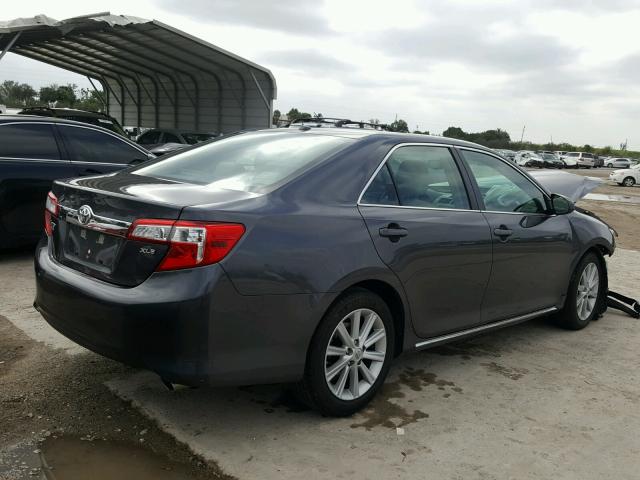 4T4BF1FK0CR227841 - 2012 TOYOTA CAMRY BASE GRAY photo 4