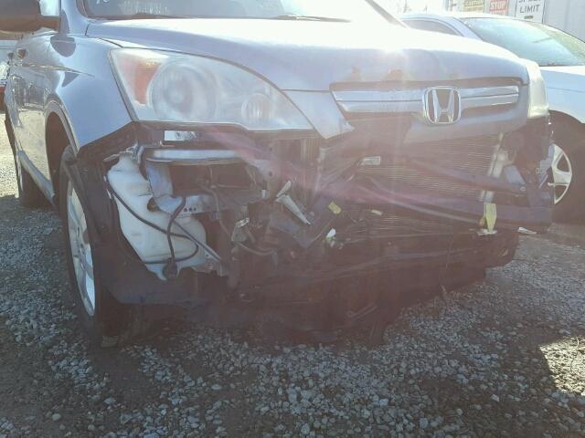 5J6RE48559L055954 - 2009 HONDA CR-V EX SILVER photo 9