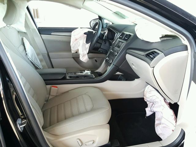 3FA6P0LU4JR127913 - 2018 FORD FUSION SE BLACK photo 5