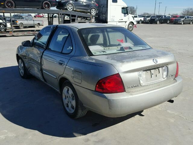 3N1CB51D04L823321 - 2004 NISSAN SENTRA 1.8 BEIGE photo 3